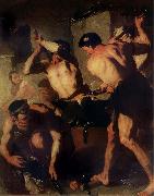 Luca  Giordano The Forge of Vulcan USA oil painting artist